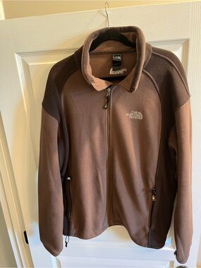 The North Face Brown Two-Tone Fleece Jacket